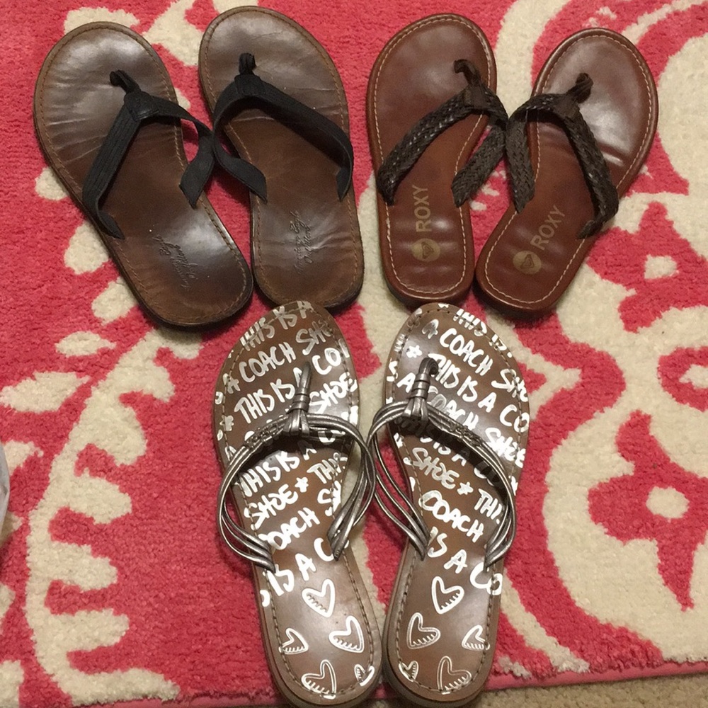 Flip flop lot! sizes 7-7.5
